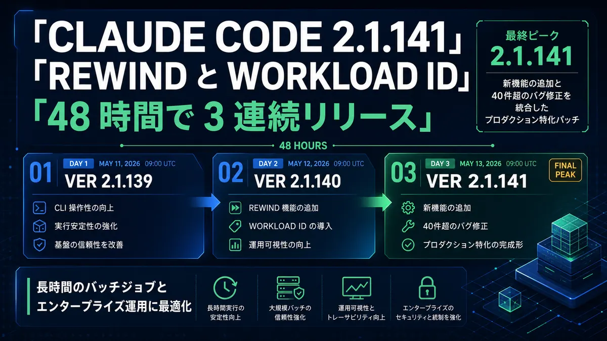 Claude Code 2.1.141: rewind workflow and workload IDs explained