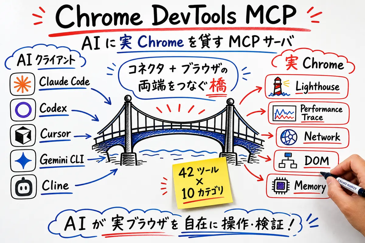 Chrome DevTools MCP: How to let Claude Code drive real Chrome — 42 tools in v0.26.0, Lighthouse audits, and Sales Claw integration